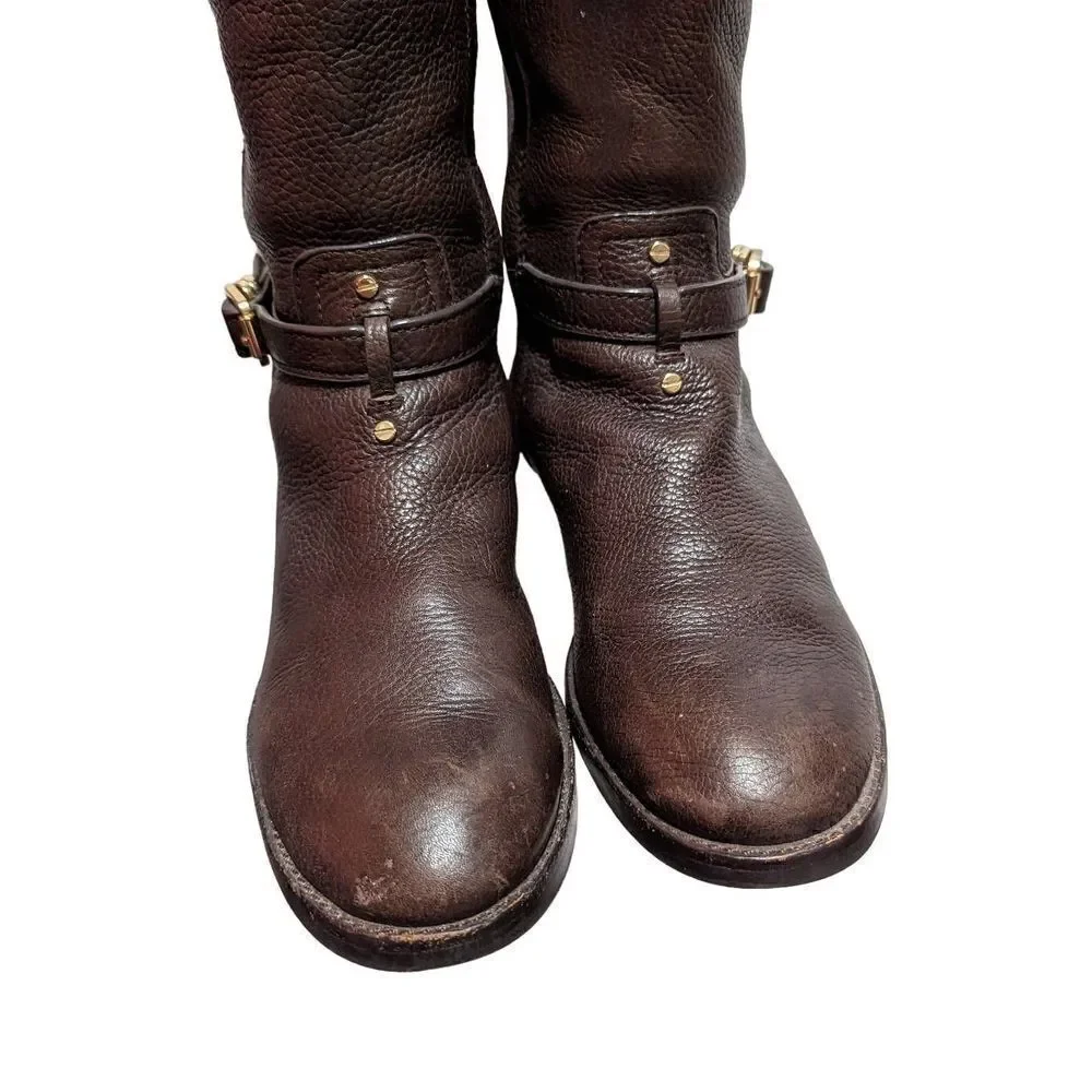 Tory Burch marlene riding boot in brown size 6